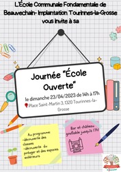 Journée "Ecole ouverte"